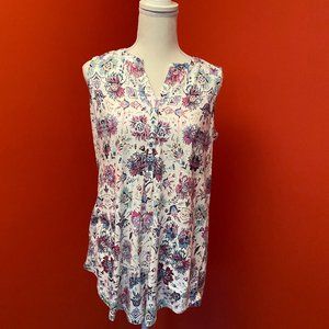 J.Jill Sleeveless Tunic Top